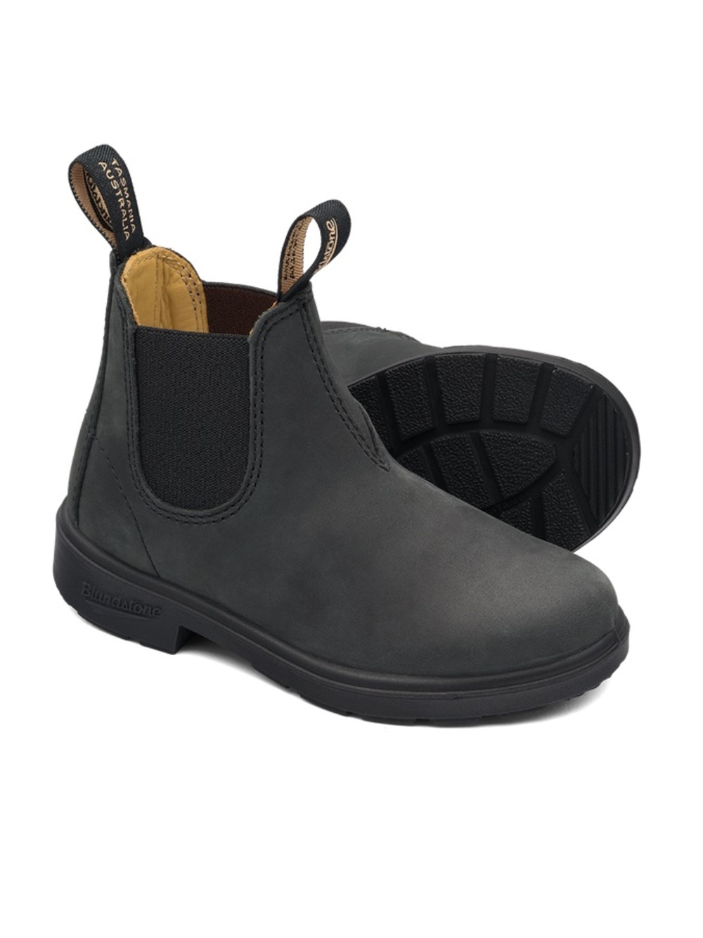 Blundstone Kids #1325 Rustic Black Boots Size 3 (US4) - Like New